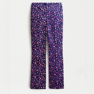 J. Crew kickout cord pants in dotted floral
